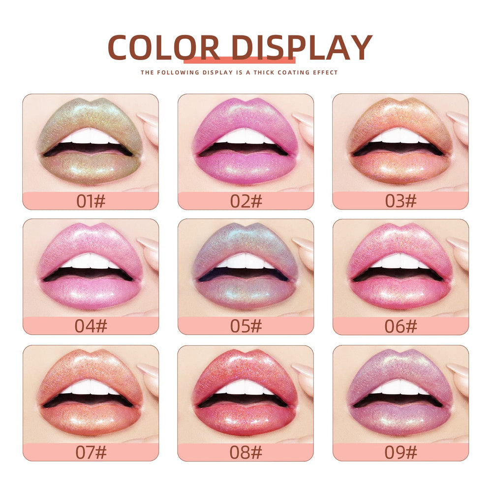 Aseawave lip gloss with non-toxic formula easy to remove after wear.
