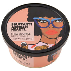 Ashanti Naturals Juicy Peach Souffle 8oz bottle ready for daily hydration