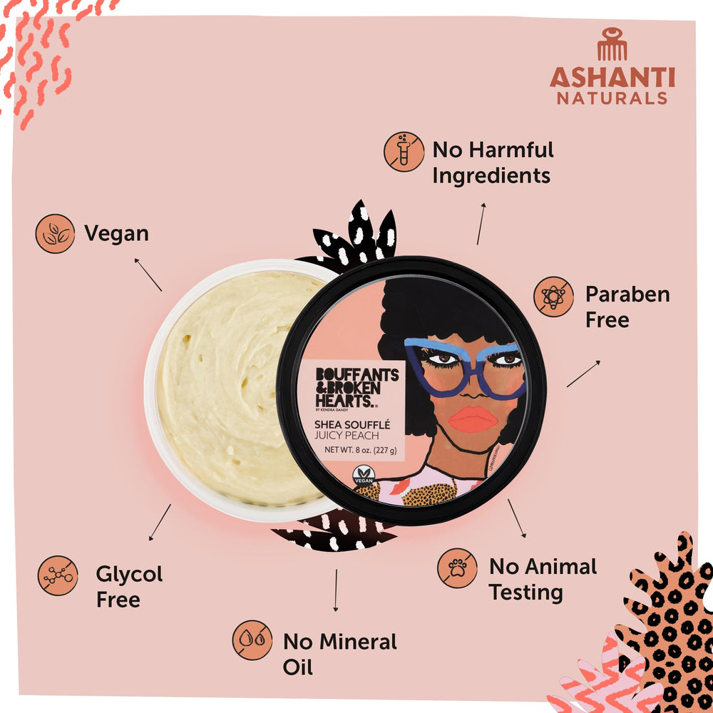 Close-up of whipped shea butter texture by Ashanti Naturals