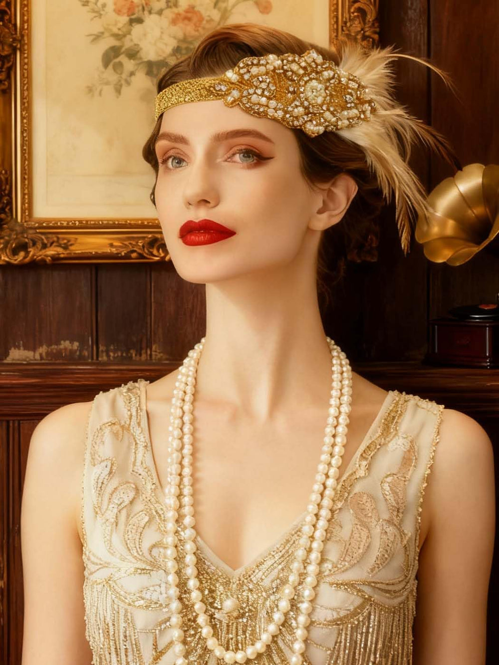 asooll flapper accessory with elastic ribbon ensures comfortable wear
