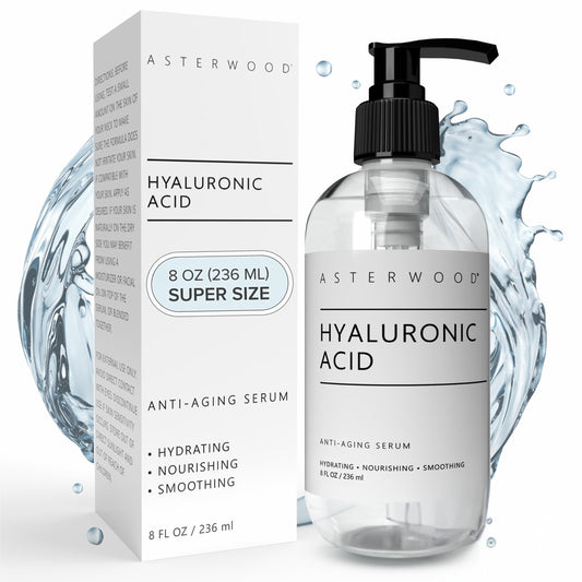 Asterwood Hyaluronic Serum bottle for daily hydration
