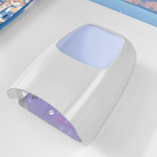 ASTONFOG 126W cordless nail lamp front view for home gel nails.