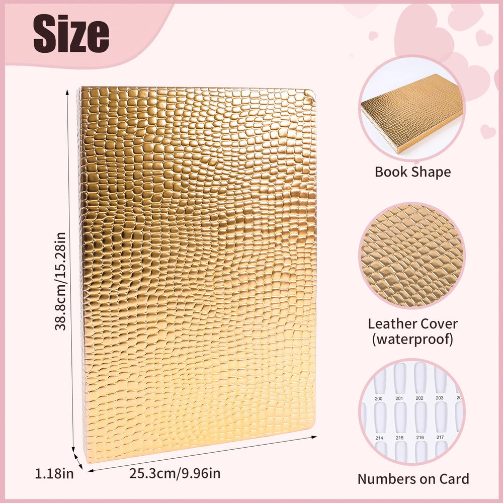 ASTONFOG 360 natural color tips plus 120 transparent tips for versatile nail art