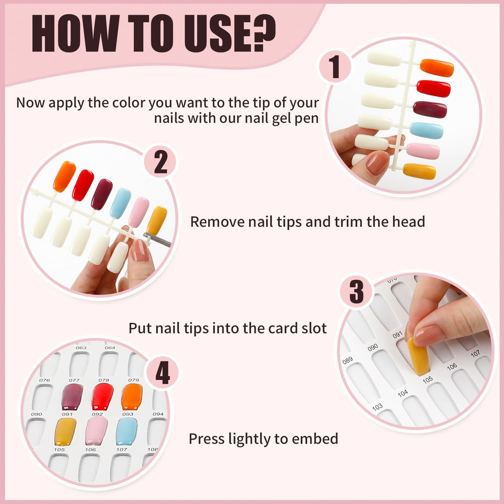 ASTONFOG professional display chart perfect for salons and nail art learners