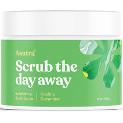 ASUTRA Dead Sea Salt Scrub bottle for gentle exfoliation and hydration