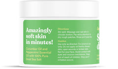 ASUTRA Dead Sea Salt Scrub texture close-up shows fine minerals for gentle smoothing