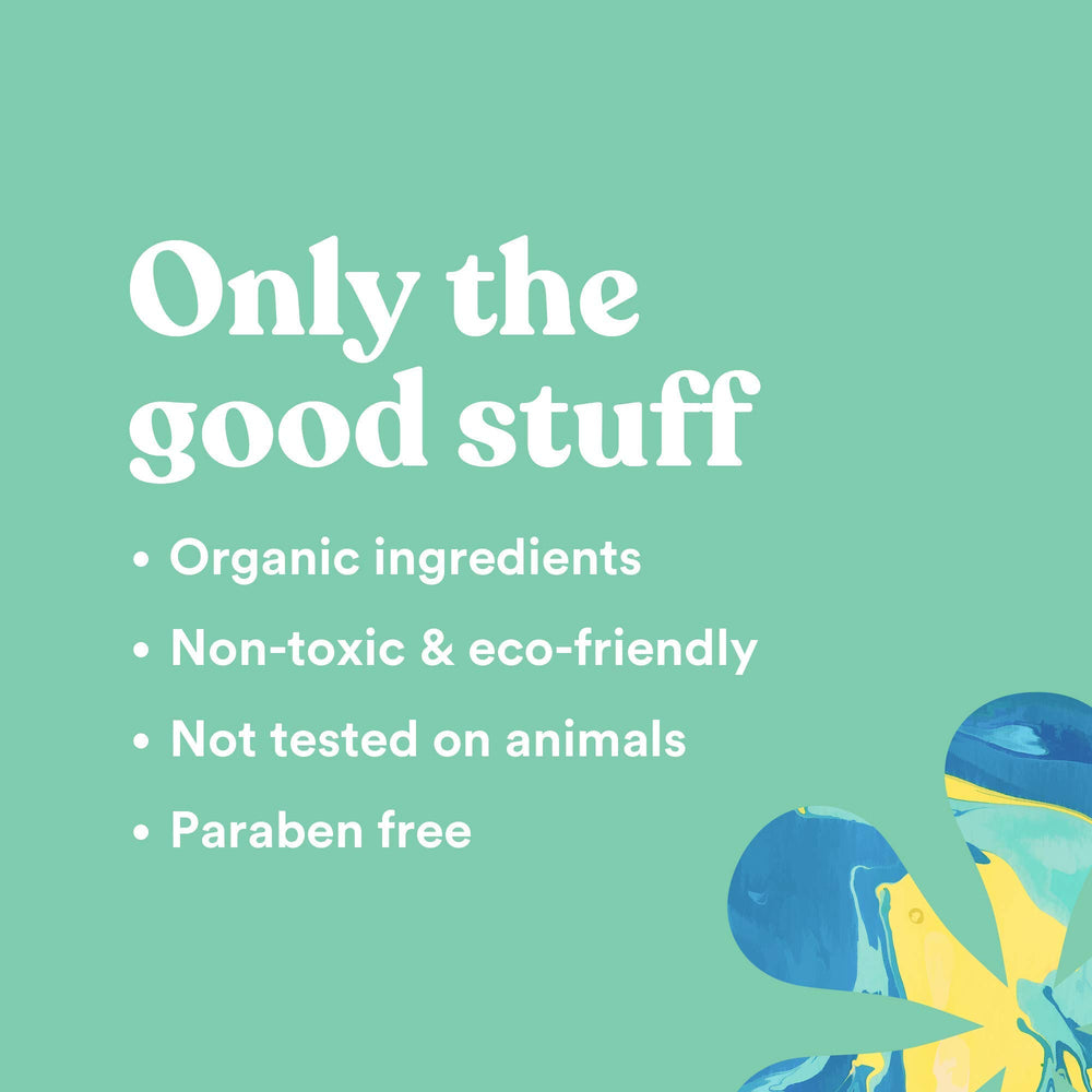 ASUTRA vegan cruelty-free badge on scrub packaging.