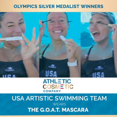 ATHLETIC COSMETIC The G.O.A.T. mascara with peptides and hyaluronic acid.