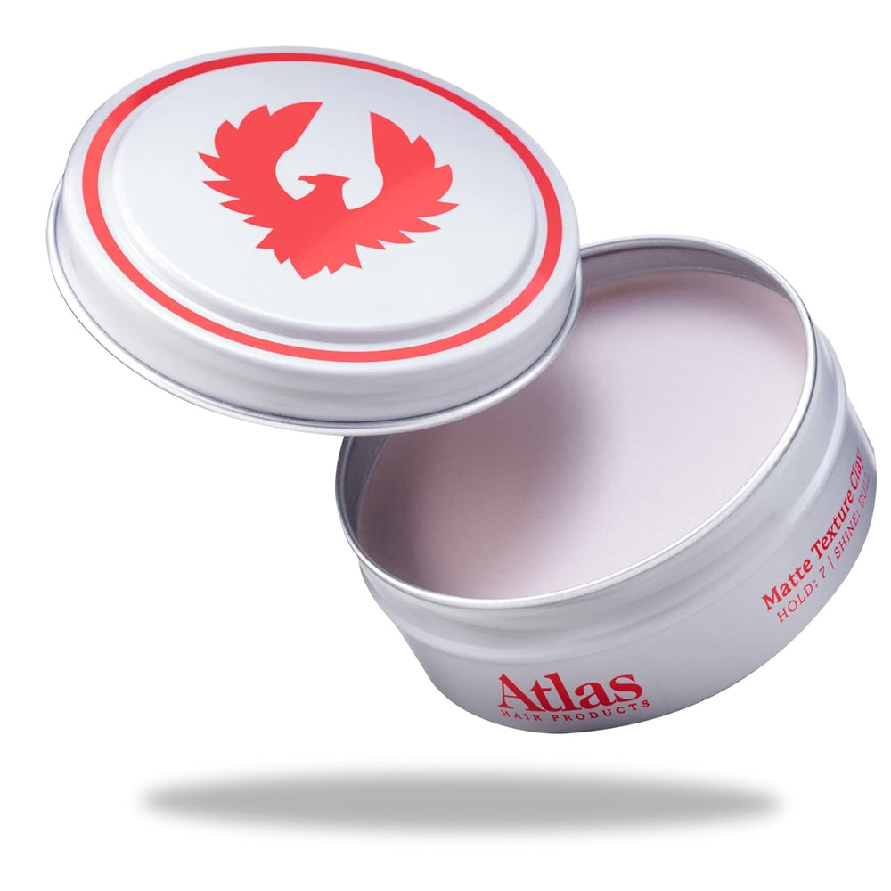 Atlas Matte Texture Clay hands-on application for shaping hair