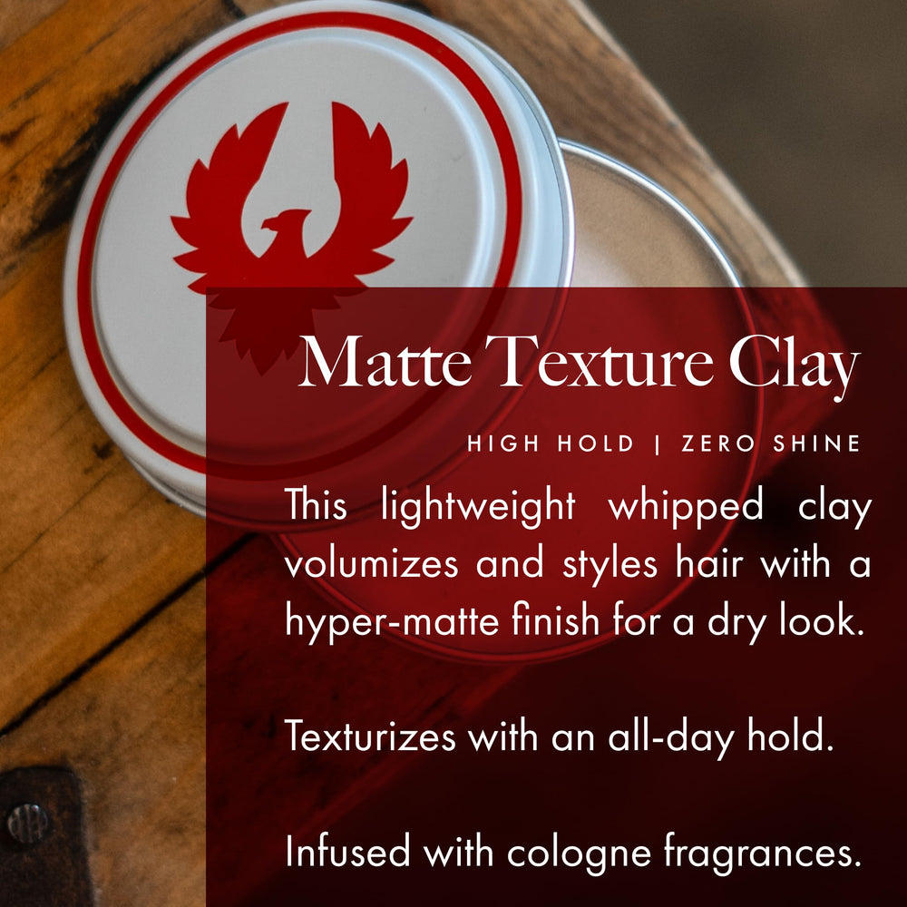 Atlas Matte Texture Clay delivers natural matte finish without shine