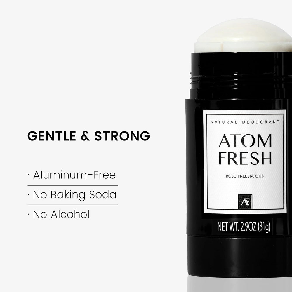 Atom Fresh Laboratory aluminum-free deodorant stick for sensitive underarms