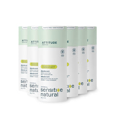 Attitude sensitive skin deodorant stick avocado oil application for gentle protection all day.