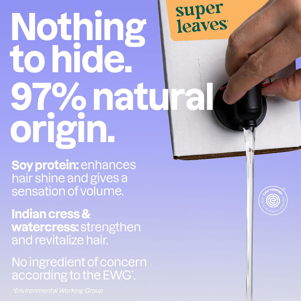 ATTITUDE Volume and Shine Shampoo pump application for easy lather on fine hair