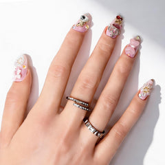 Atuhua easy 5-minute application kit for quick at-home nails.