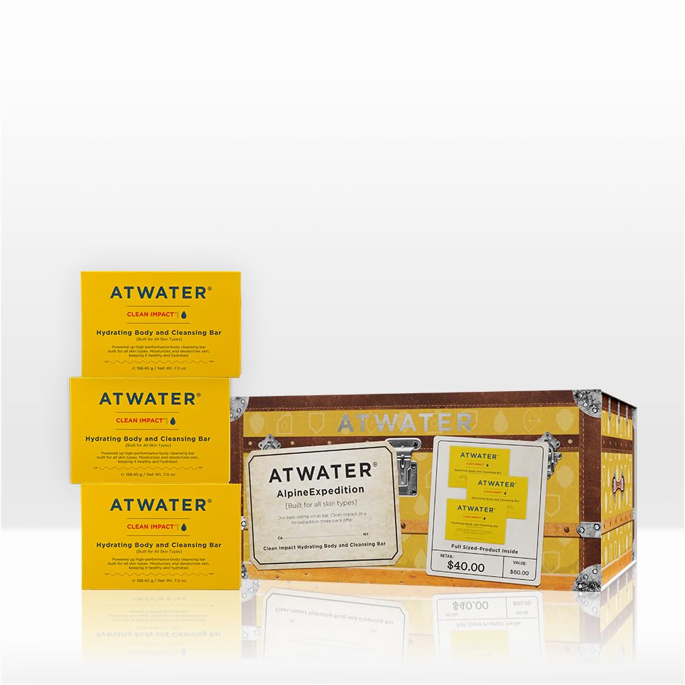 ATWATER Alpine Expedition Gift Set box, gift-ready packaging for travel and gifting.