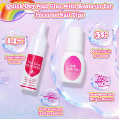 Audab 3-layer storage case keeps the nail kit organized for travel and sleepovers.