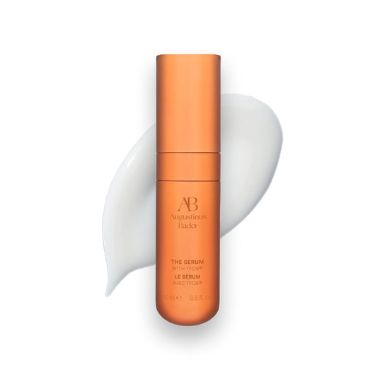 Augustinus Bader The Serum bottle close-up highlighting silky hydration