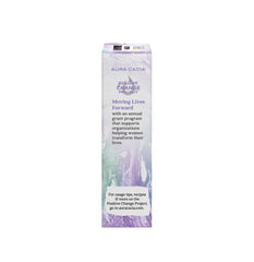 Aura Cacia Mineral Bath Kit box and three packets for an at-home spa session