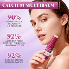 Auriela Calcium Volume Multi Balm Stick near the eyes refreshes sensitive eye area.