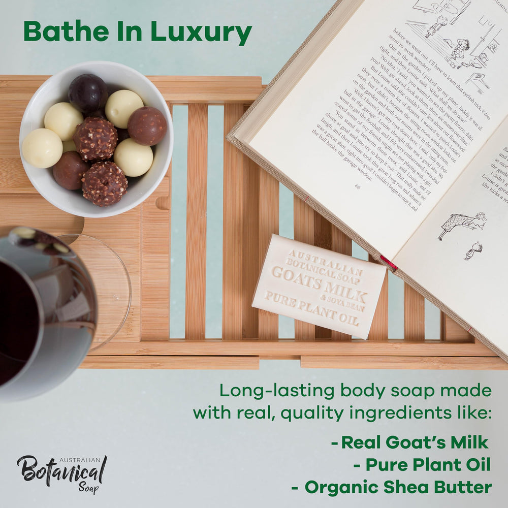 Australian Botanical Milk Soap Melon bar provides gentle cleanse with refreshing scent