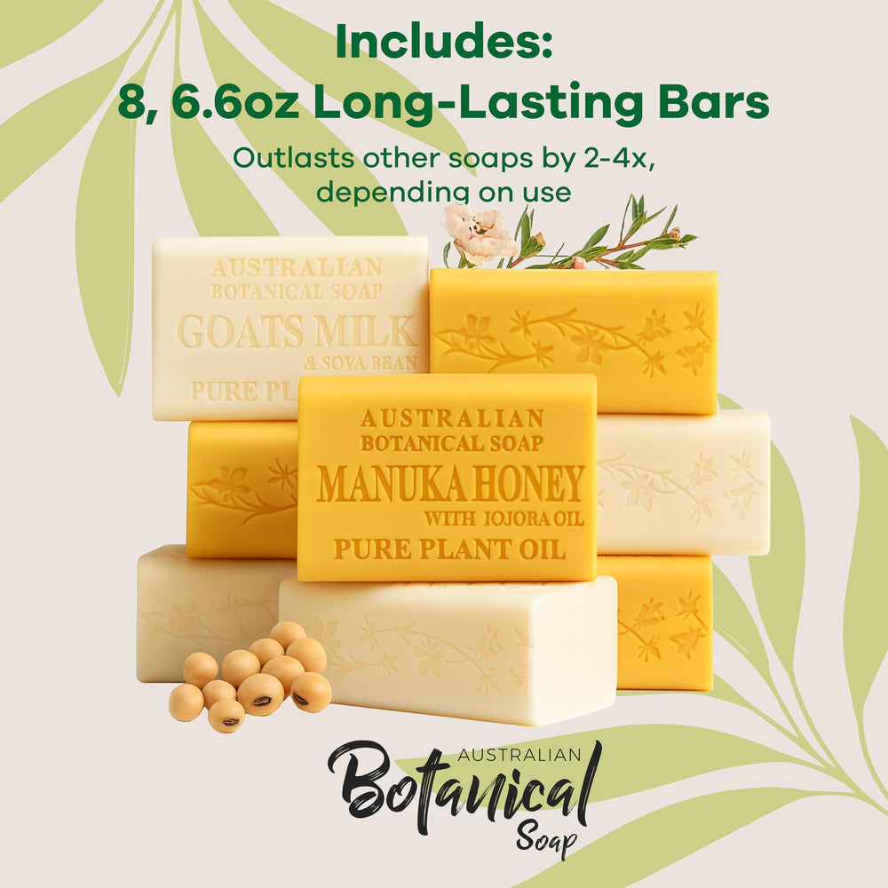 Australian Botanical Organic Shea Butter enriched soap for deep moisturization