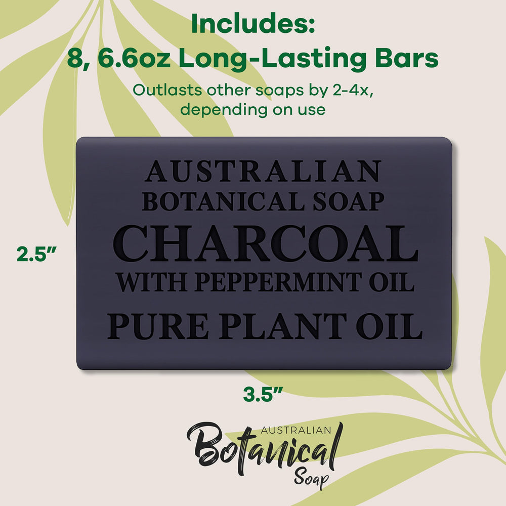 Australian Botanical Peppermint oil infusion visible in soap