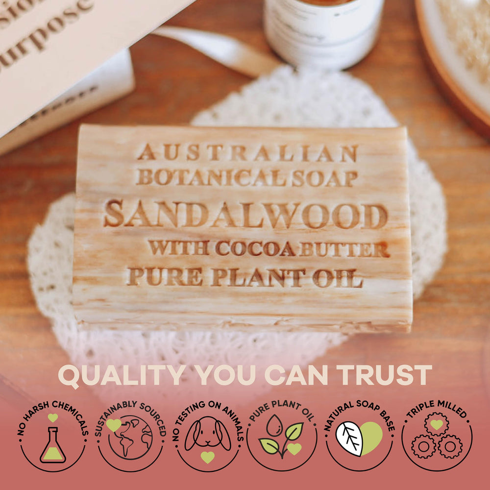 Australian Botanical Soap fragrance-sandalwood image captures exotic aroma