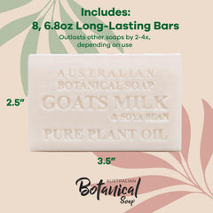 Australian Botanical Soap soya bean oil ingredient for hydration.