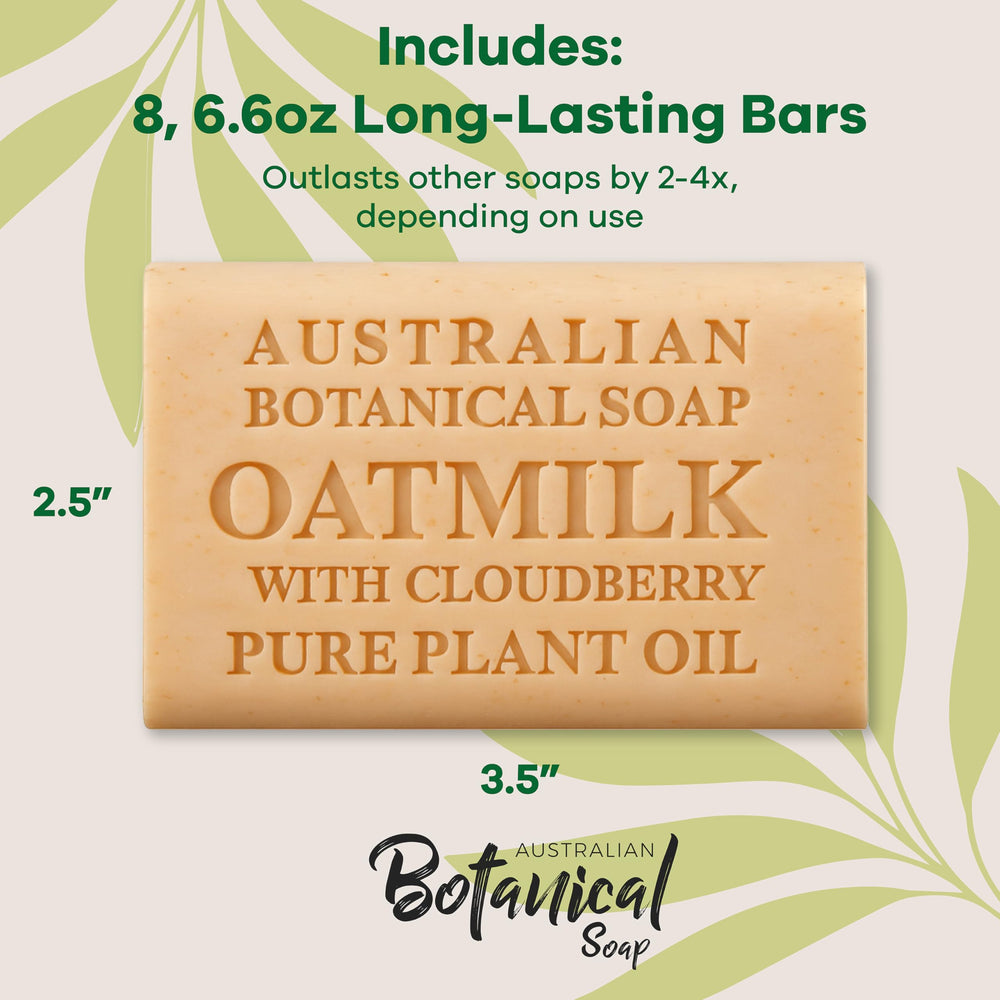 Oat milk and cloudberry ingredients emphasize gentle cleansing and antioxidants.