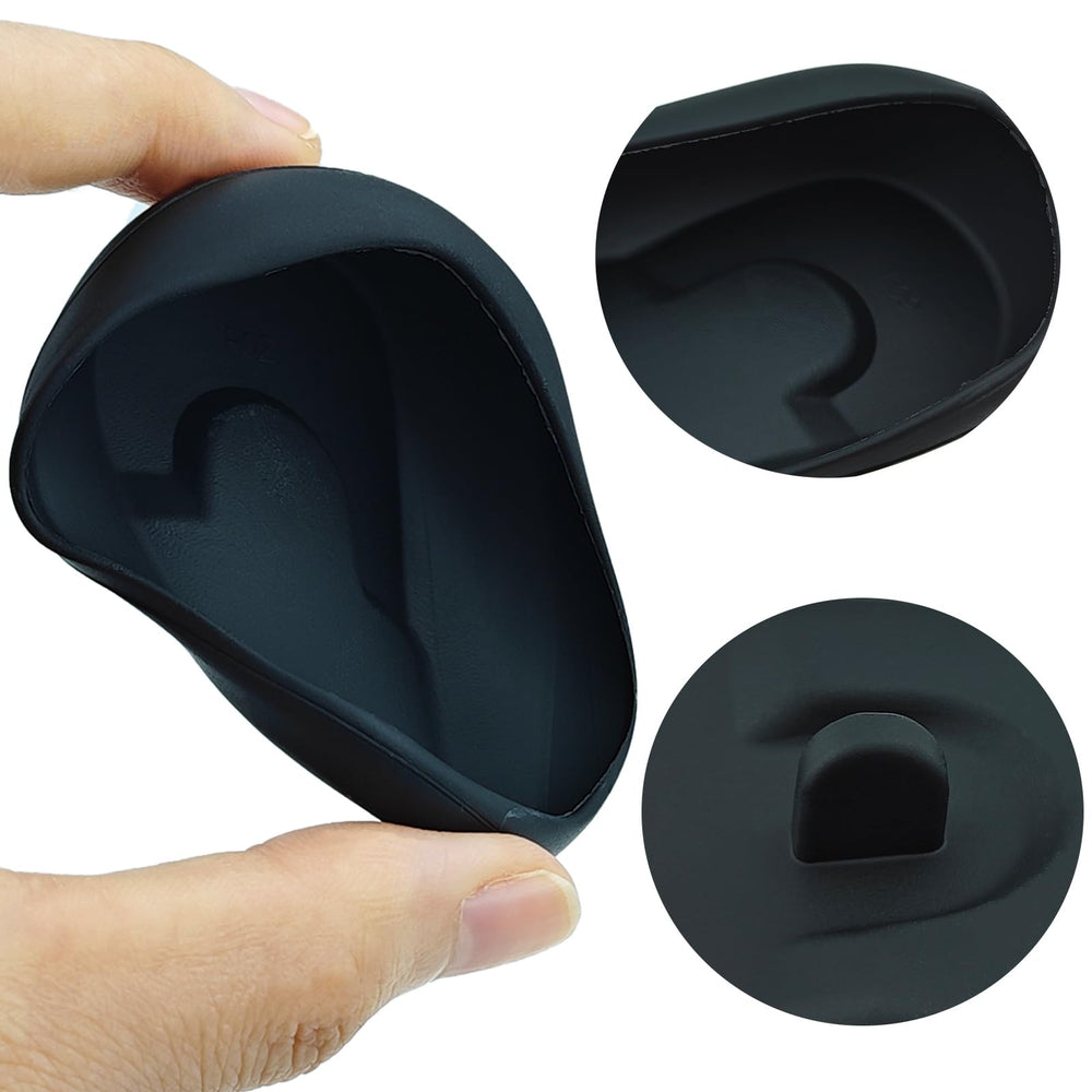 Eight-pair silicone earmuffs by Auswalar, lightweight and comfortable for salon use