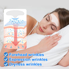 Auteek forehead patch after use suggesting a refreshed look
