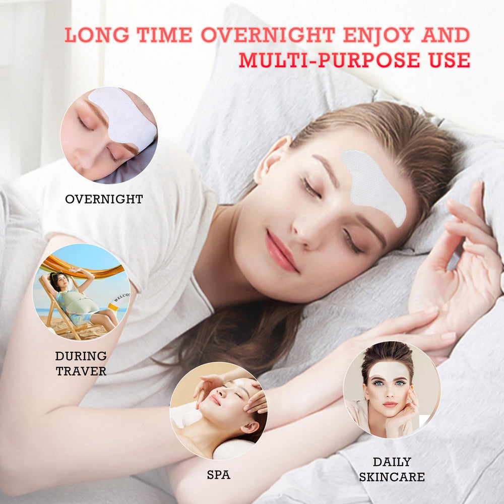 Auteek forehead wrinkle patches provide hydration to the skin surface