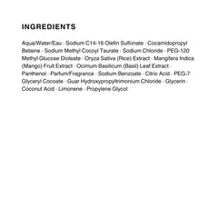 Authentic Beauty Concept Hydrate Cleanser gluten-free formula on packaging