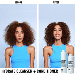 Authentic Beauty Concept Hydrate Cleanser closeup reveals elasticity and shine