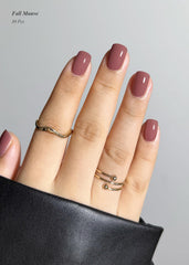 AutyaMee 30-pcs nail wraps in 15 sizes for precise fit