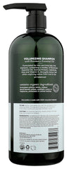 Bottle label shows vegan, sulfate-free formula and Leaping Bunny certification
