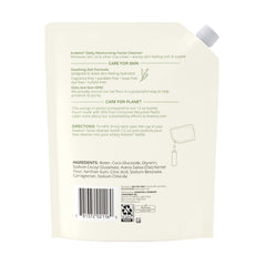 Refill pouch uses 30% post-consumer recycled plastic for eco-conscious use.