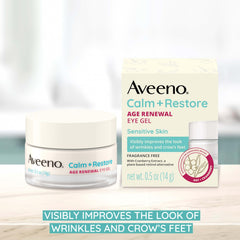 Aveeno eye gel with cranberry extract highlights antioxidant-rich plant ingredients for aging skin