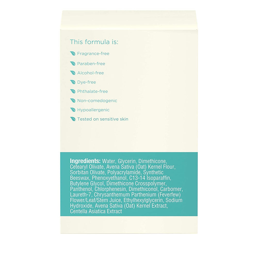 Relaxed morning skincare routine with oat gel moisturizer