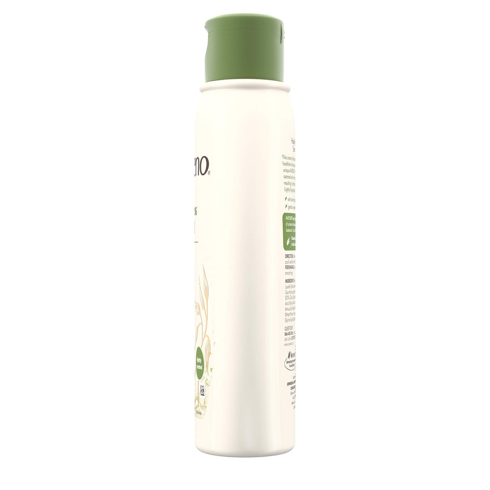 Aveeno body wash on wet skin suggesting refreshing cleanse.