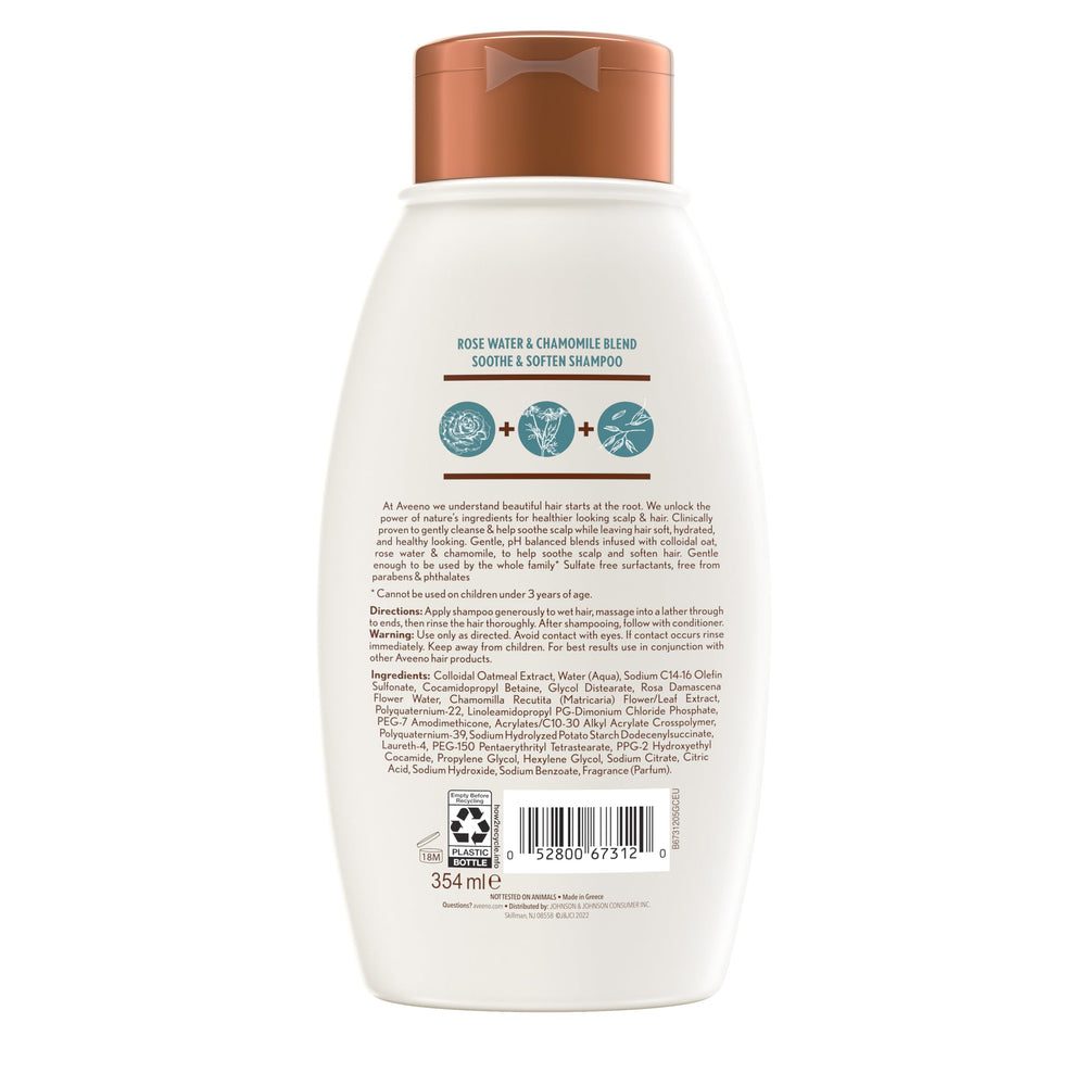 Oats-based soothing care highlighted by first ingredient position.