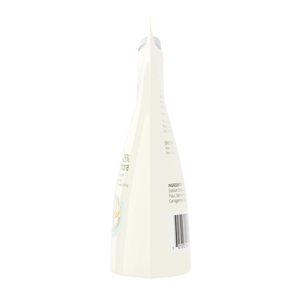 Pouch packaging demonstrates 75% plastic savings versus traditional bottles.