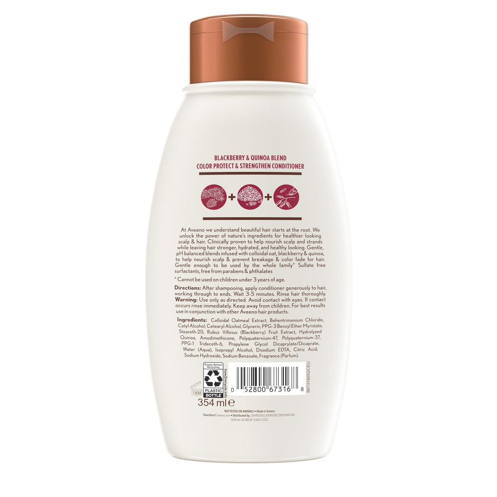 Pumped Aveeno conditioner bottle for easy daily use