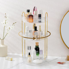 Aveniee 3-tier counter organizer saves space for skincare and cosmetics.