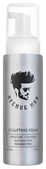 Avenue Man Sculpting Foam bottle offers lightweight lift for versatile styling.