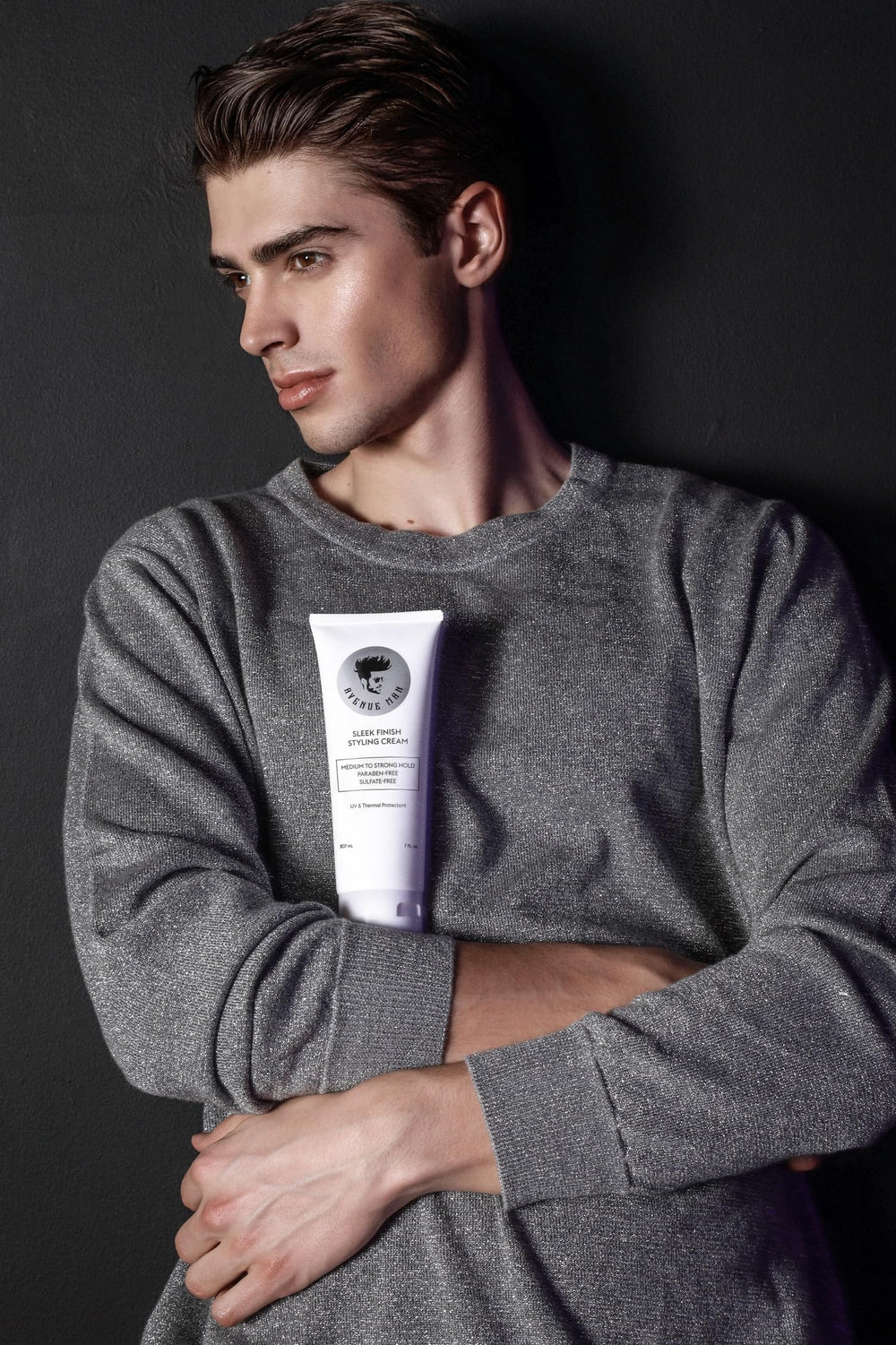 Avenue Man Sleek Finish textured style suggesting versatile looks with natural finish