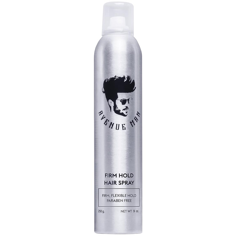 Avenue Man Texture Spray bottle ready for use with firm hold and natural finish.