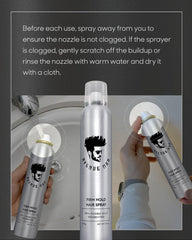 Avenue Man Texture Spray packaging close-up highlighting herbal extracts.