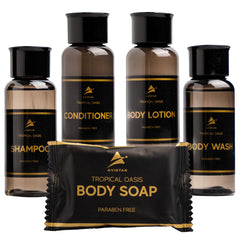 Avistar hotel toiletries bulk pack for guest rooms and easy restocking.