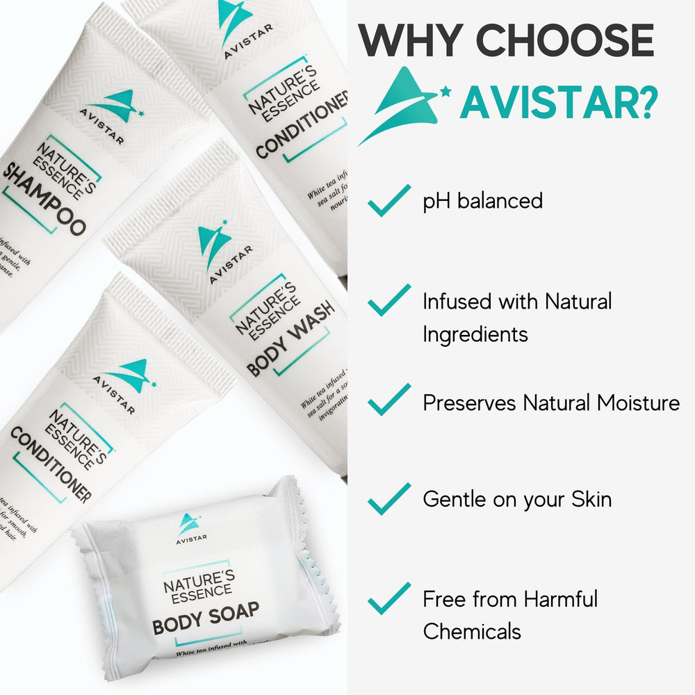 Avistar travel toiletries bulk essentials kit helps hosts stage better guest spaces
